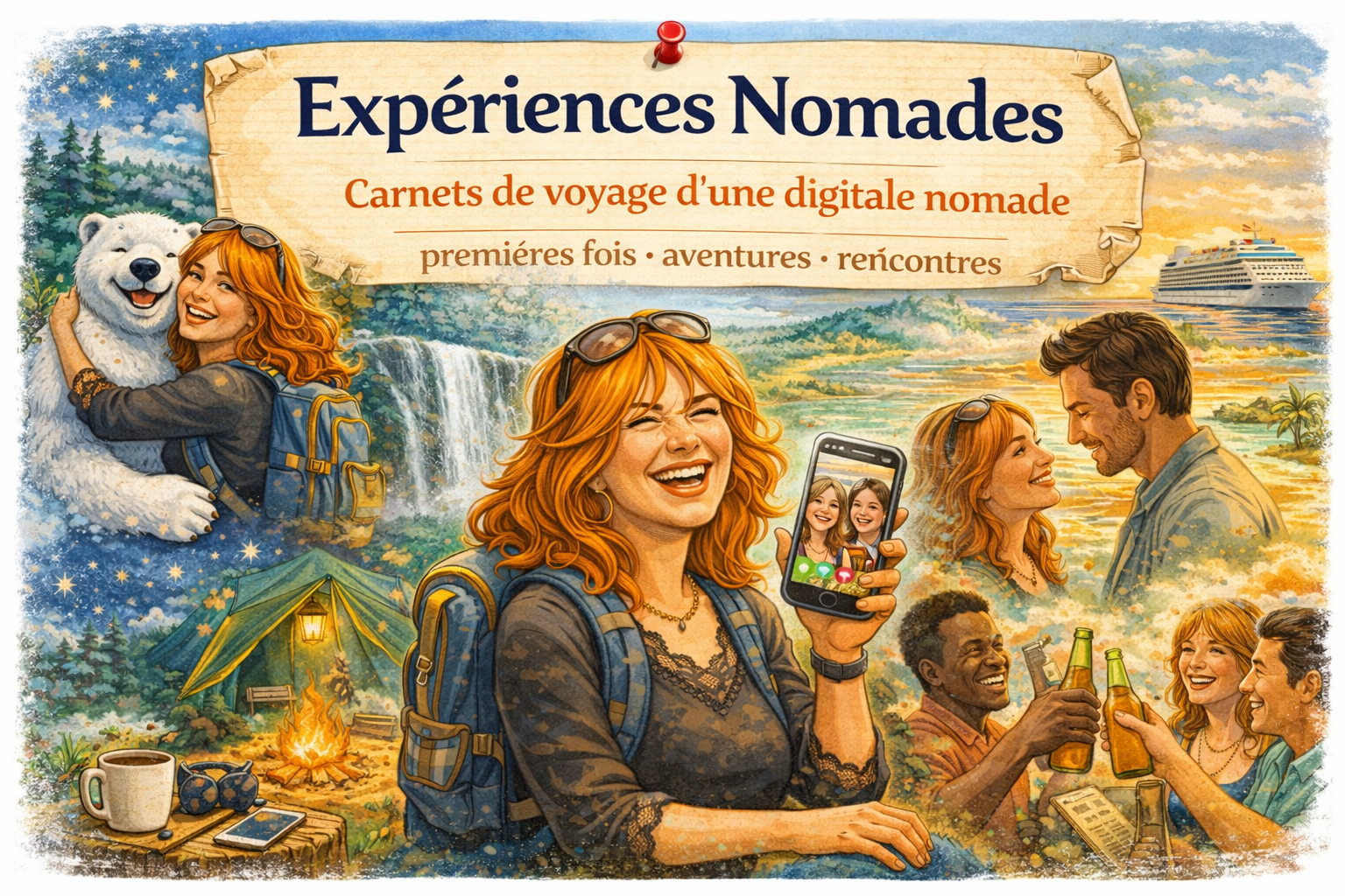 Expériences nomades - Image IA